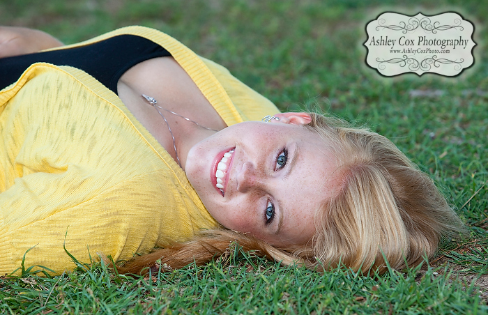 Megan's senior portraits in Katy, Texas at Mayde Creek High School.