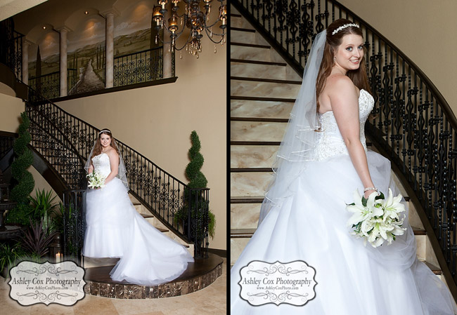 Tiffany's bridal portrait session at Di Amici Upscale Events in Seabrook, Texas on June 11, 2012.